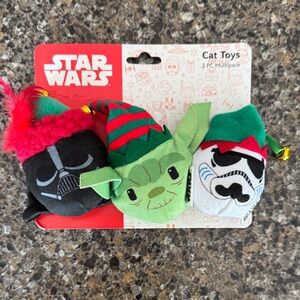 Star Wars Festive Cat Toy Trio - Black, Green, White